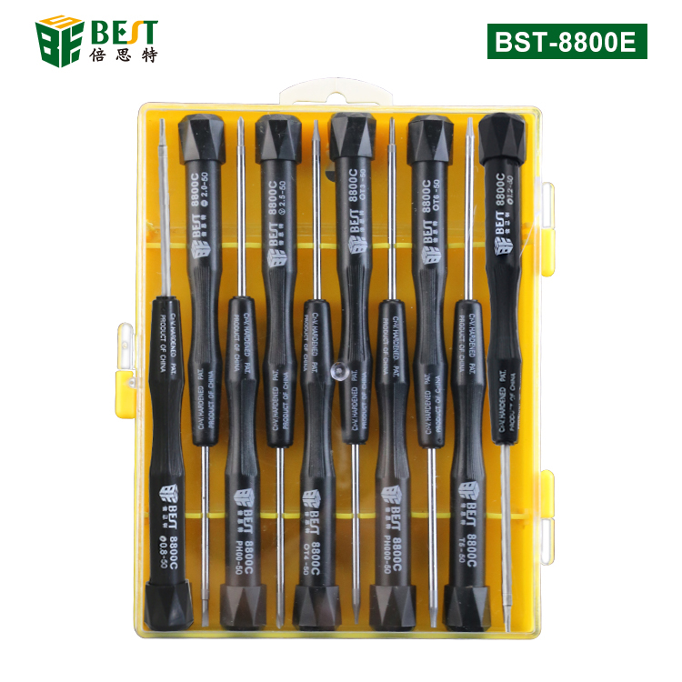 BST-8800E 螺絲套批 螺絲刀套裝10合1 專(zhuān)用電腦手機(jī)維修工具