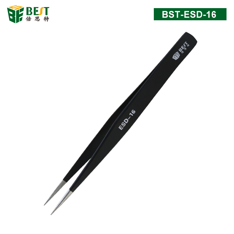 BST-ESD-16 優(yōu)質(zhì)鋼化高級(jí)防靜電鑷子