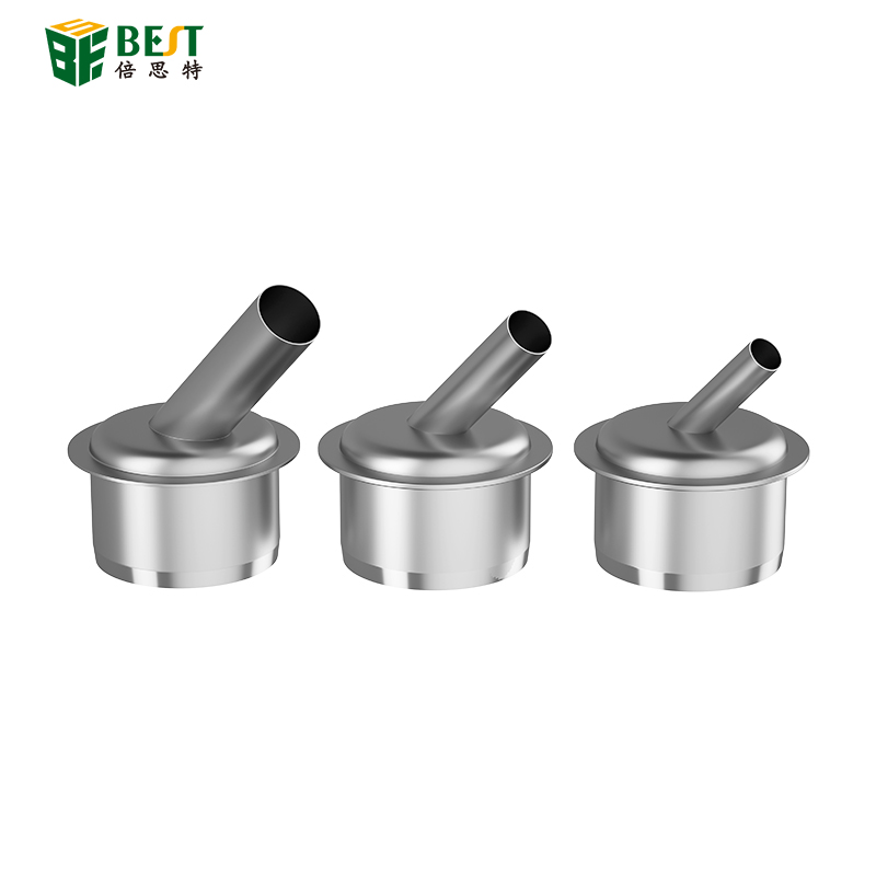 BST-863風槍嘴三合一 原裝熱風槍嘴 手機維修焊接數顯拆焊臺彎咀 耐高溫不銹鋼風槍咀