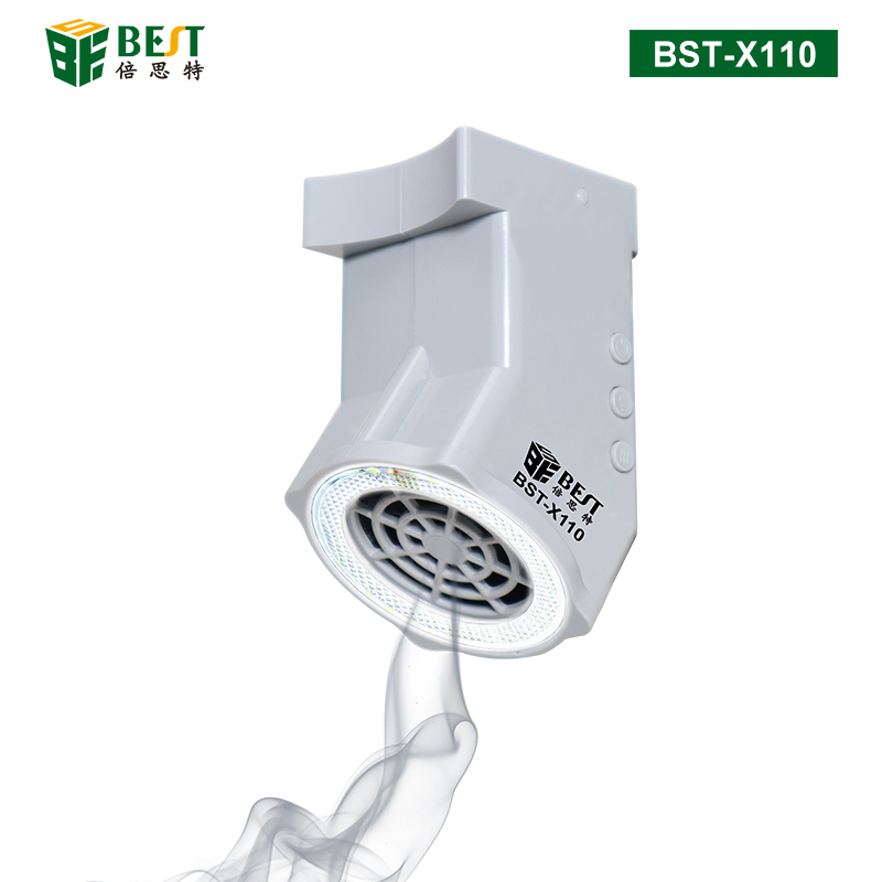 BST-X110 顯微鏡LED吸煙儀 三檔風力調(diào)節(jié) 亮度可調(diào)36顆LED燈珠7.8W 小巧環(huán)保吸煙機 煙霧凈化器 排煙過濾風扇