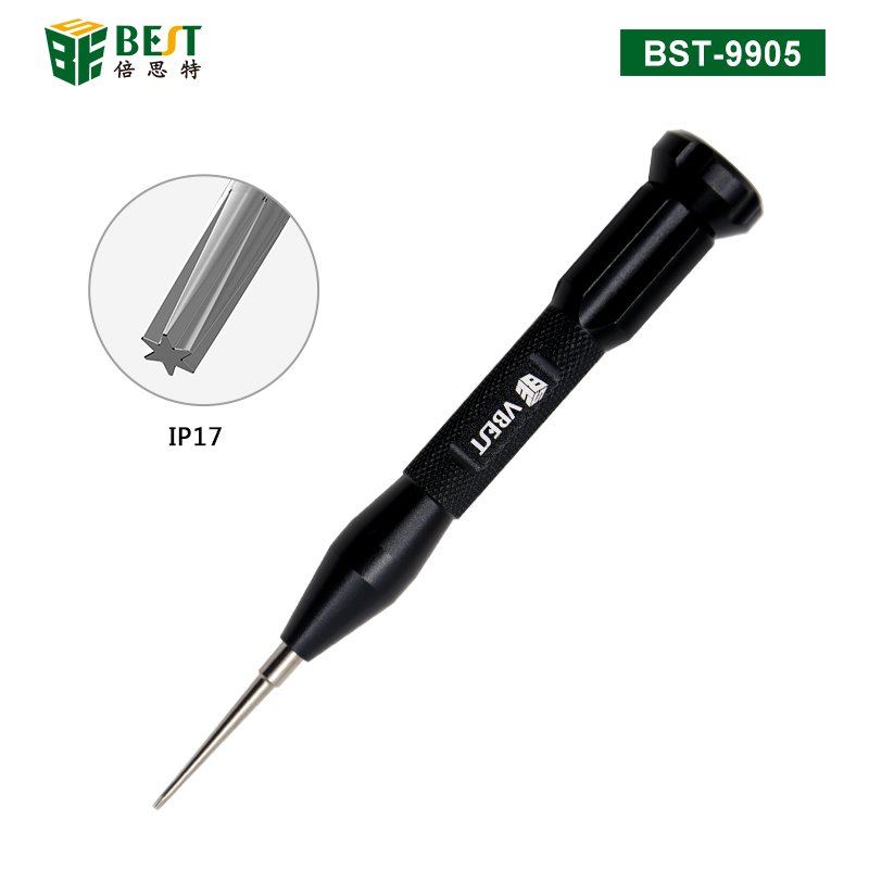 BST-9905-iP17 精密航空鋁合金螺絲刀 S2螺絲刀頭4IP 神舟火箭創(chuàng)意外觀螺絲批 單支禮盒裝